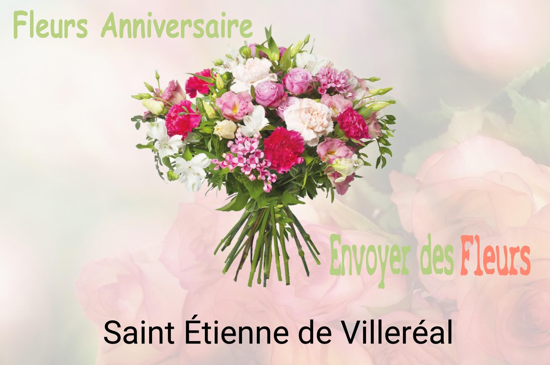 Bouquet de fleurs d’anniversaire livré à Saint-Étienne-de-Villeréal