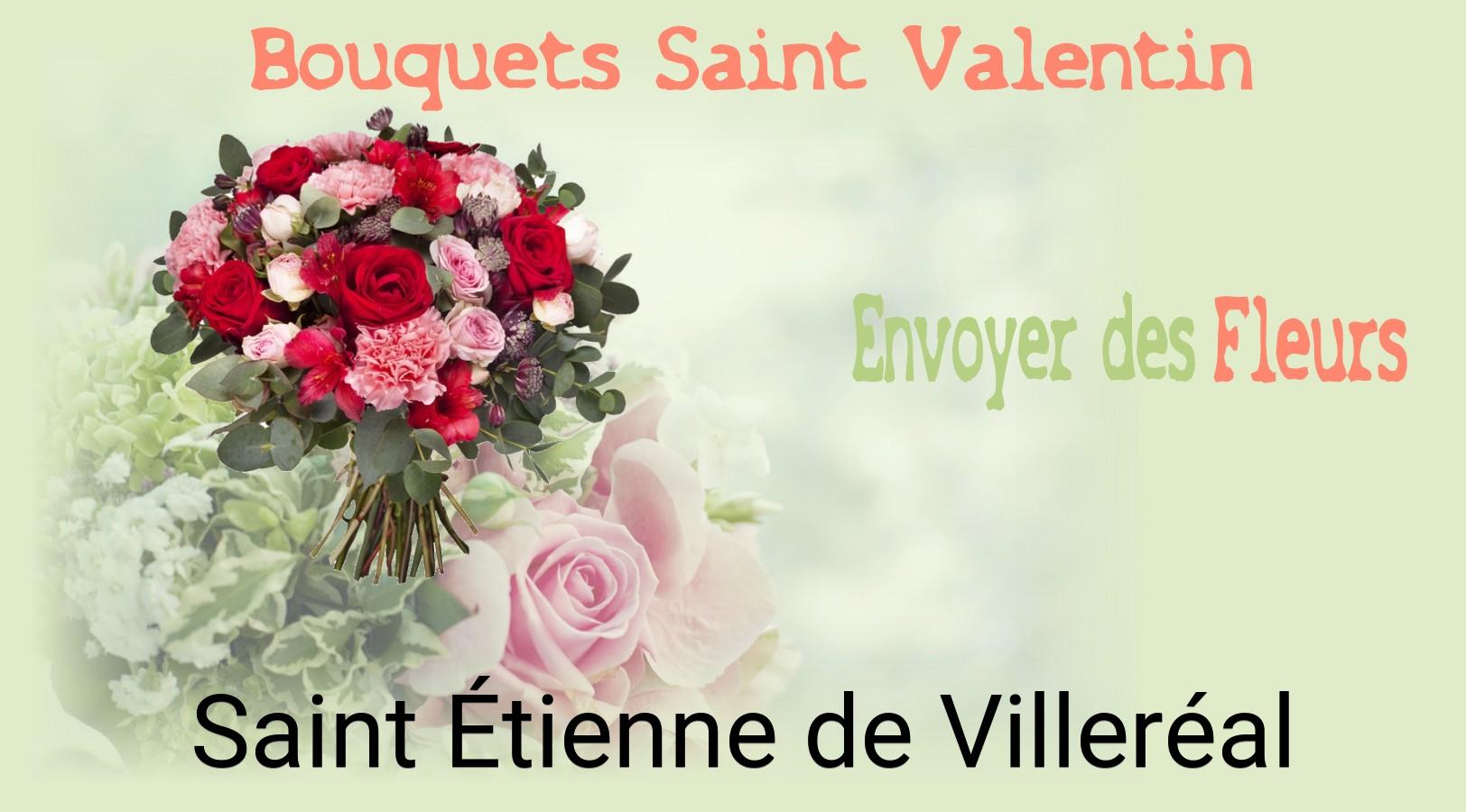 Roses de Saint-Valentin livrées à Saint-Étienne-de-Villeréal